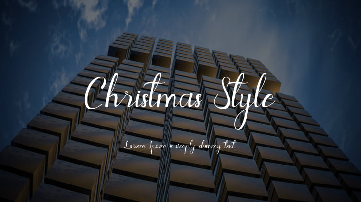 Christmas Style Font