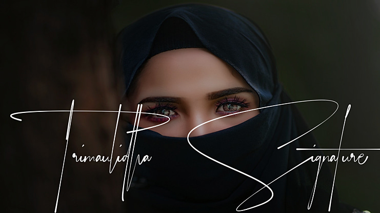 Trimaulidha Signature Font