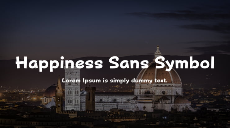 Happiness Sans Symbol Font Family