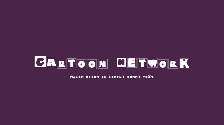 Cartoon Network Font