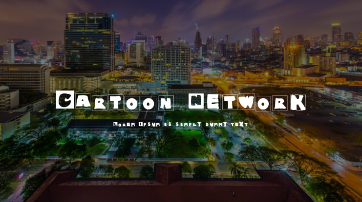 Cartoon Network Font