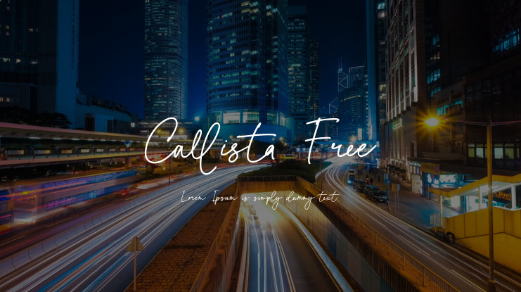 Callista Free Font