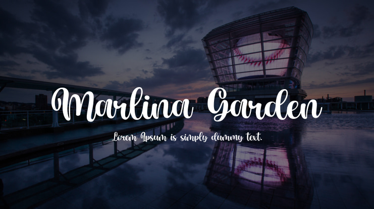 Marlina Garden Font