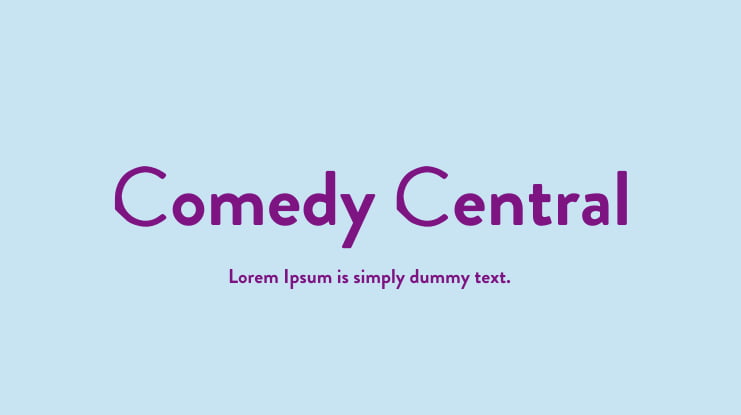 Comedy Central Font