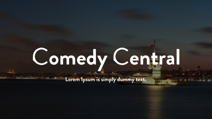 Comedy Central Font