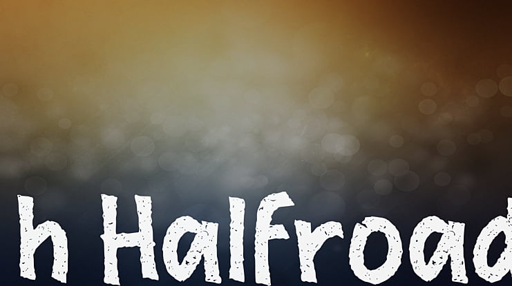h Halfroad Font