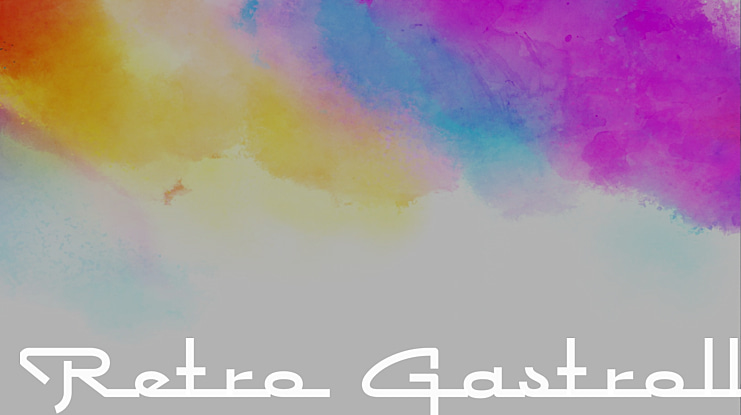 Retro Gastroll Font