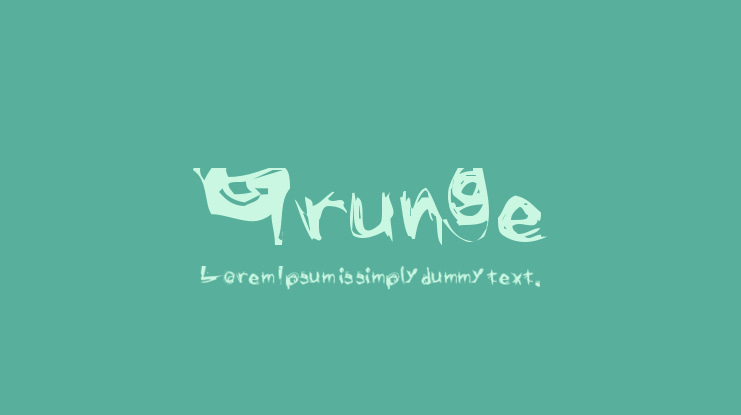 Grunge Font