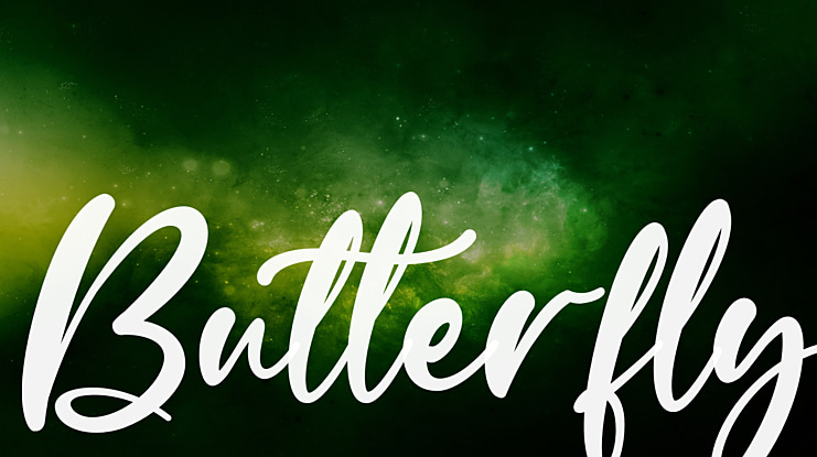 Butterfly Font