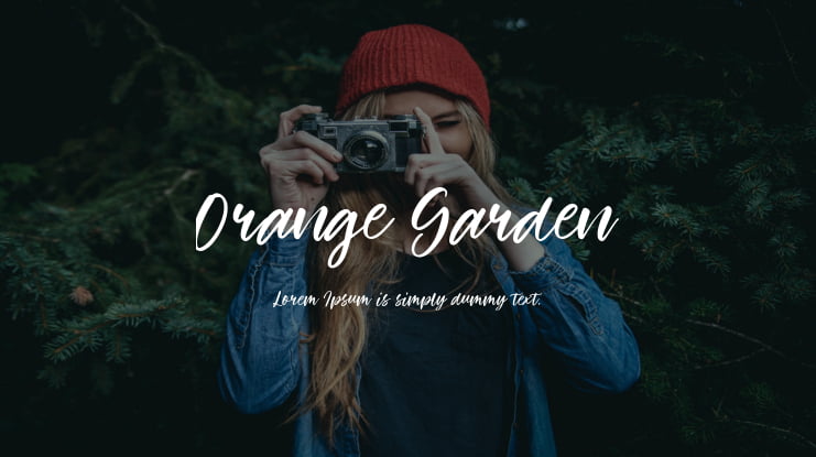 Orange Garden Font