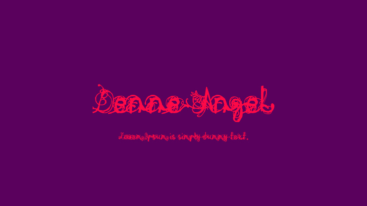Denne Angel Font