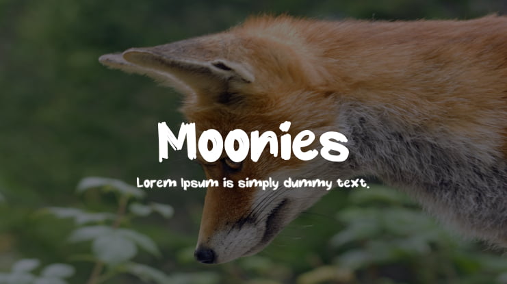 Moonies Font