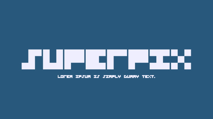 Superpix Font