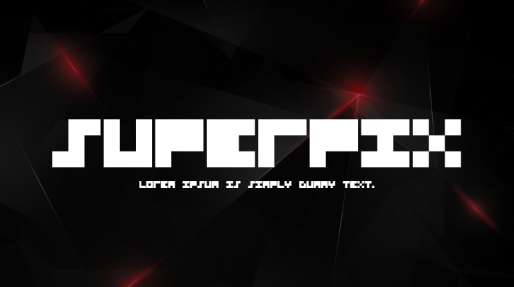 Superpix Font