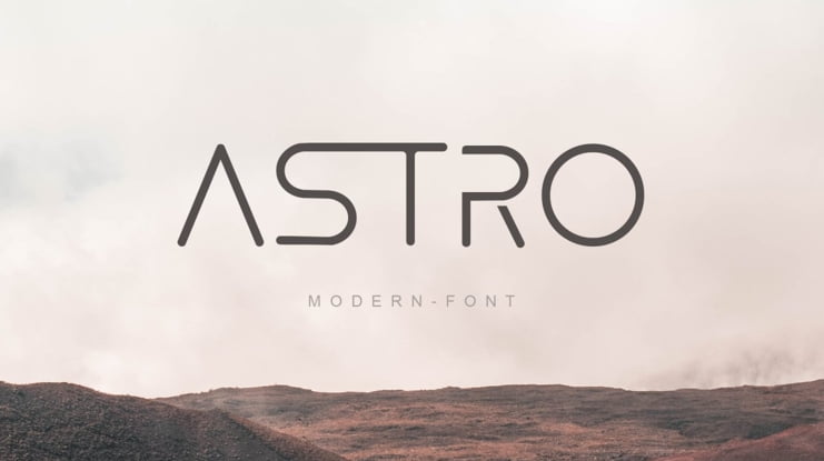 Astro Futuristic Font