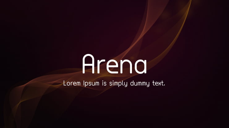 Arena Font