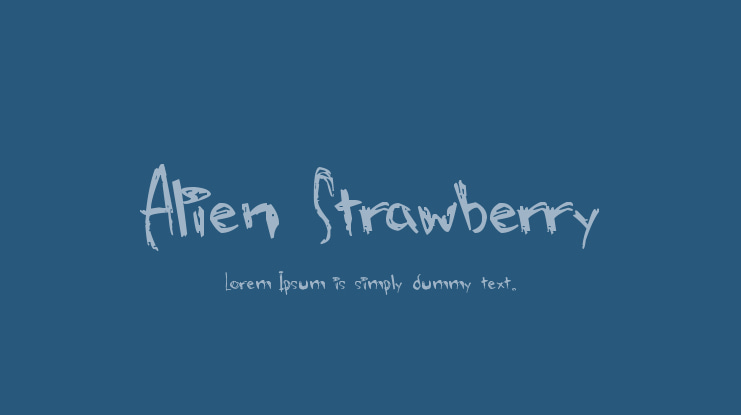 Alien Strawberry Font