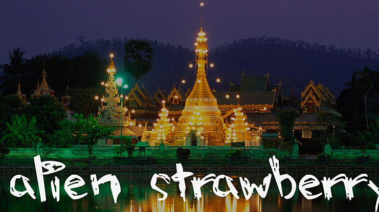Alien Strawberry Font