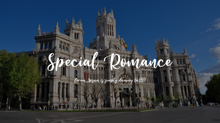 Special Romance Font