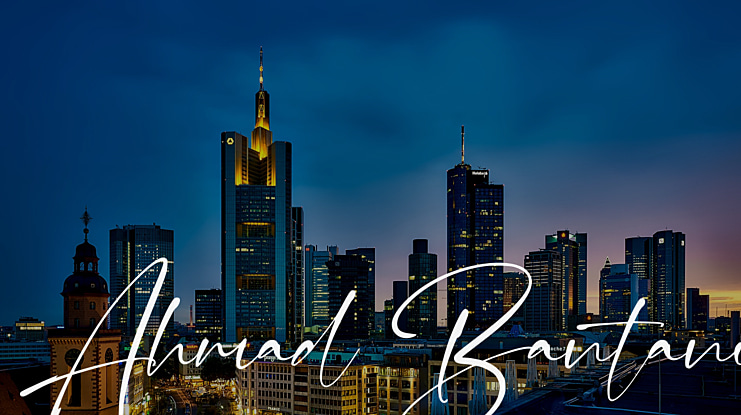 Ahmad Bantani Font