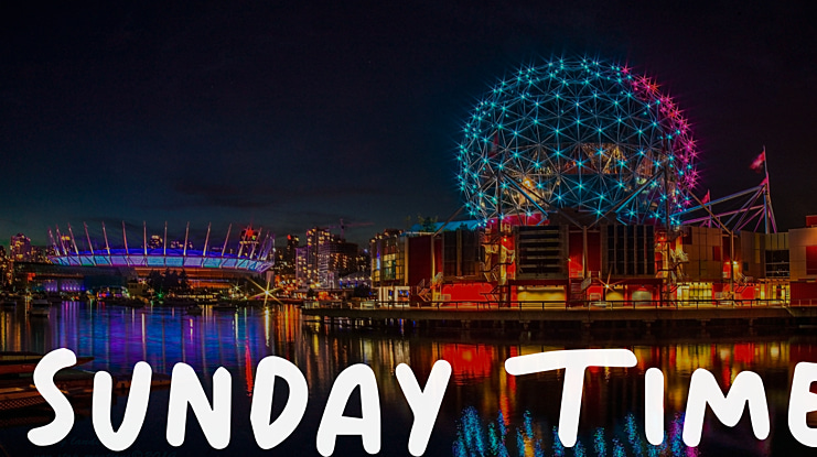 Sunday Time Font