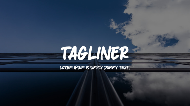 TAGLINER Font Family
