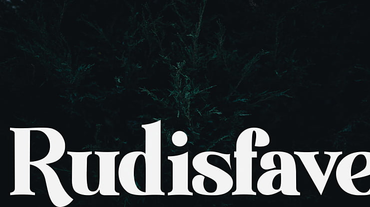 Rudisfave Font