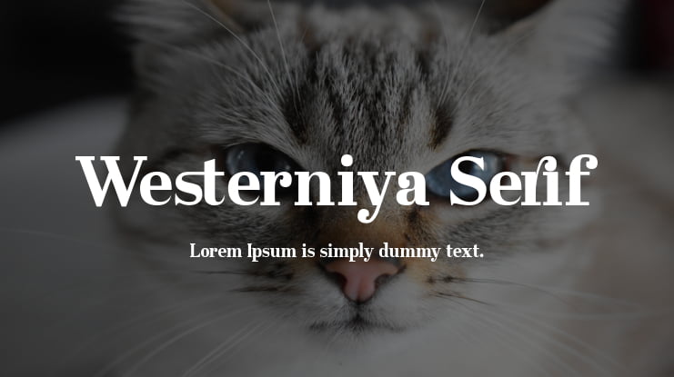 Westerniya Serif Font