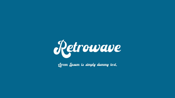 Retrowave Font