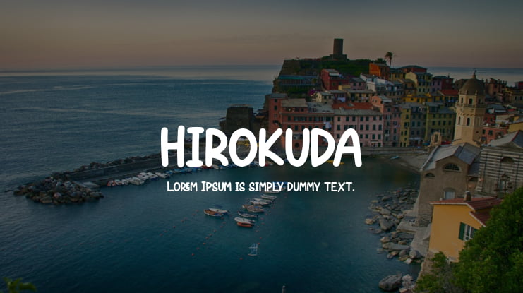 HIROKUDA Font