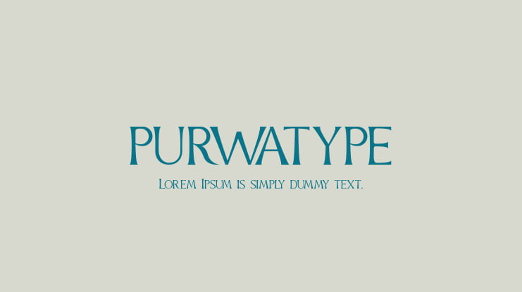 PURWATYPE Font