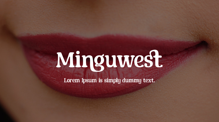 Minguwest Font