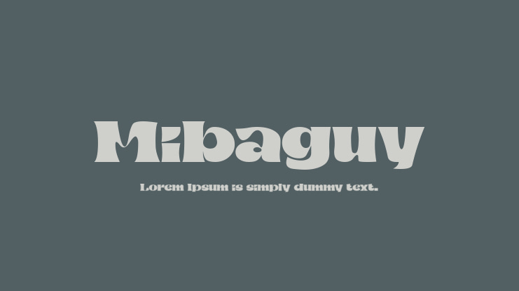 Mibaguy Font