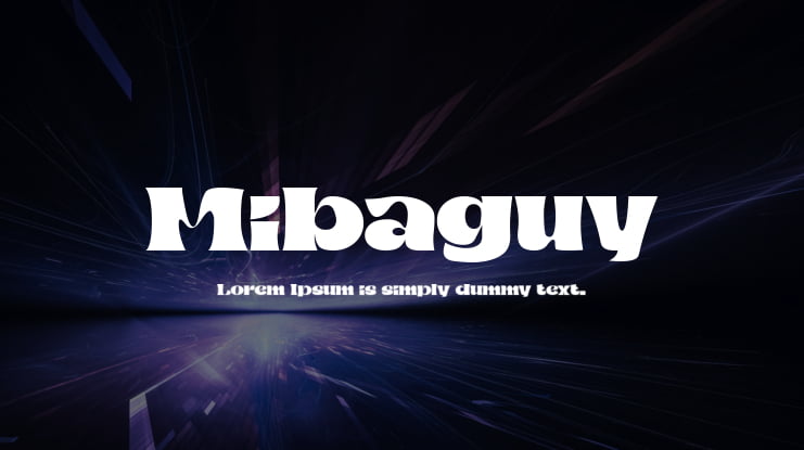 Mibaguy Font