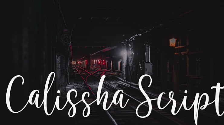 Calissha Script Font