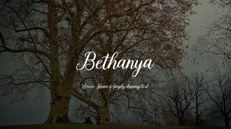 Bethanya Font
