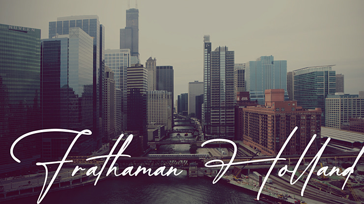 Frathaman Holland Font