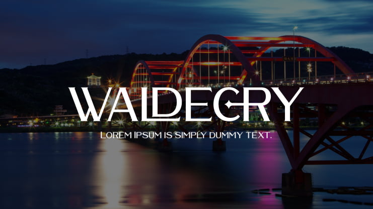 WALDECRY Font