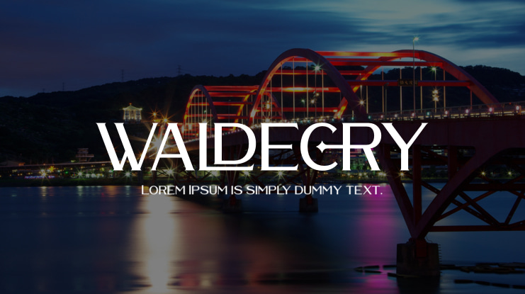 WALDECRY Font