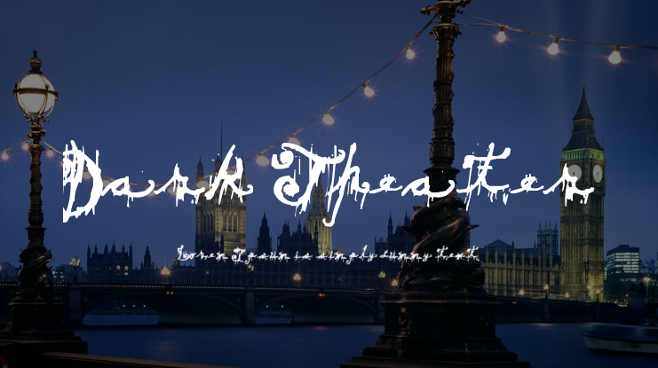Dark Theater Font