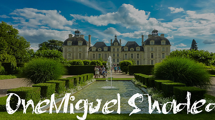 One Miguel Shaded Font