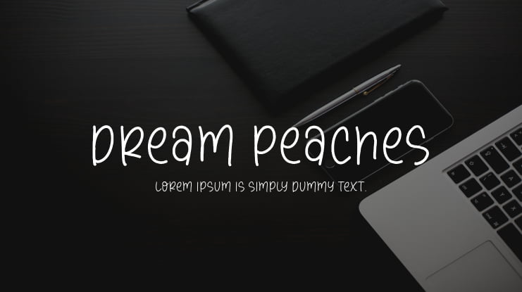 Dream Peaches Font