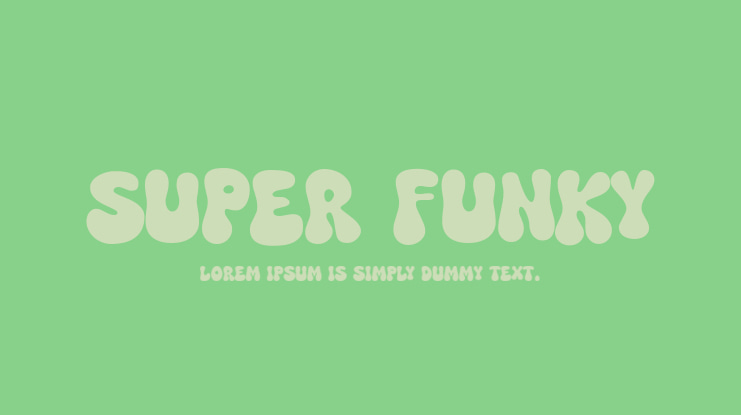 Super Funky Font