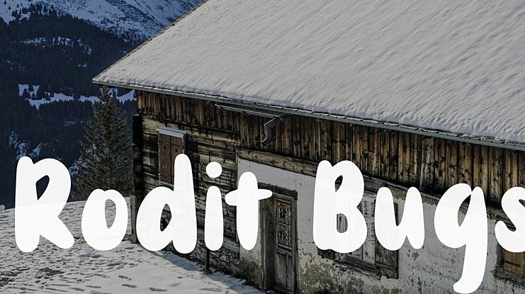 Rodit Bugs Font