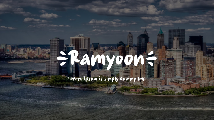 Ramyoon Font