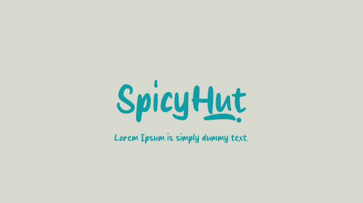 Spicy Hut Font