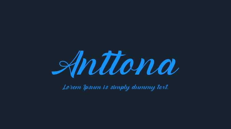 Anttona Font