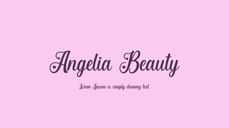 Angelia Beauty Font