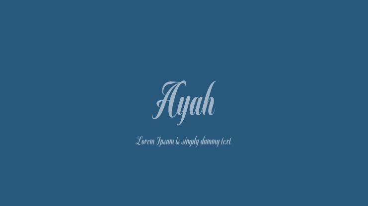 Ayah Font