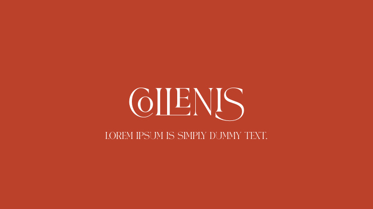 COLLENIS Font